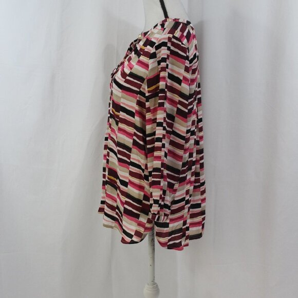 JM Collection Womens Multicolor Blouse NWT - Picture 4 of 5